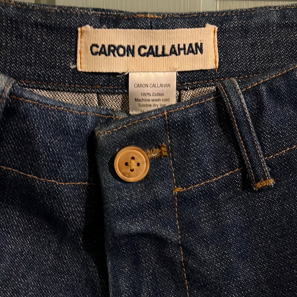 Caron Callahan high waist denim pants